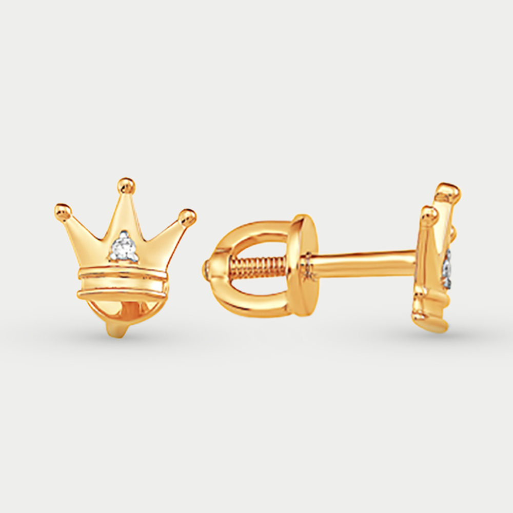 Серьги золотые