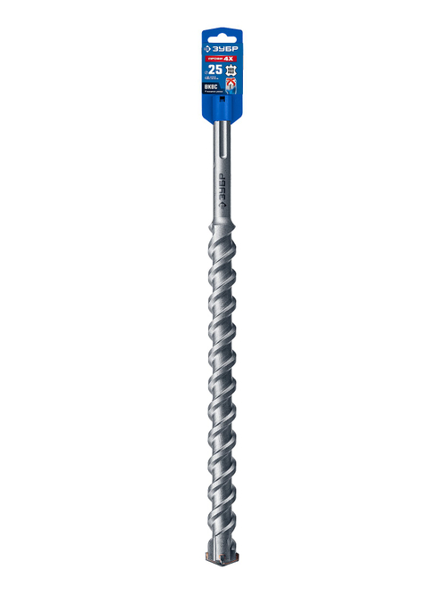 ЗУБР ПРОФИ-4Х 25x410/520 мм, SDS-max бур, ПРОФЕССИОНАЛ (29350-410-25)