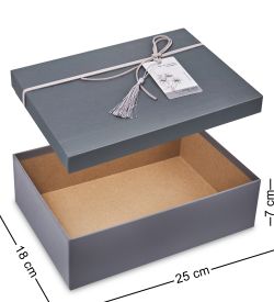 WF-178-B Набор коробок из 3 шт, серый