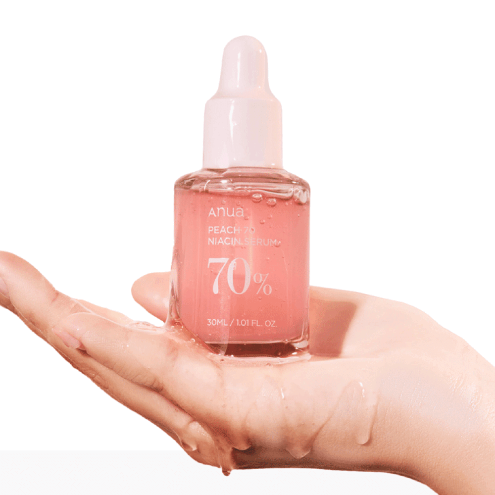 Сыворотка с персиком для гладкой и сияющей кожи Anua Peach 70% Niacin Serum. 30 мл