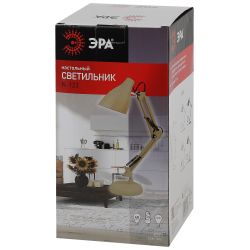 Настольный светильник ЭРА N-123-Е27-40W-BG бежевый
