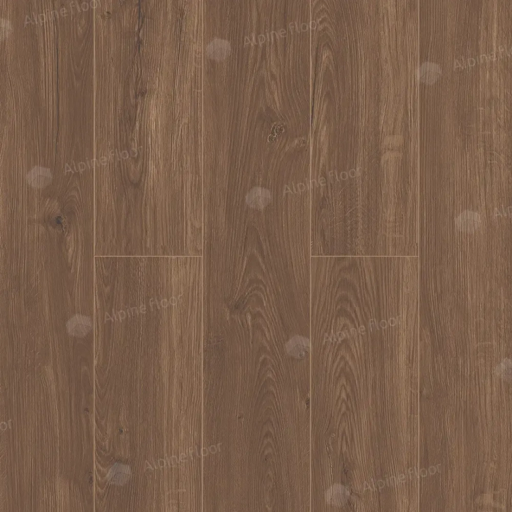 Каменно-полимерная плитка Alpine Floor Sequoia Секвойя Тёмная ECO 6-12 