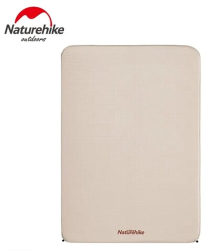 Коврик самонадувающийся Naturehike двойной 196х130х6 см, бежевый,бежевый, артикул NH20DZ002-DB6
