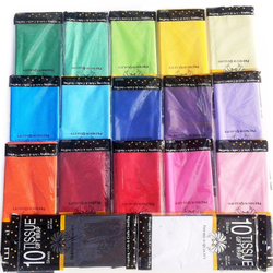 Бумага упаковочная тишью, Лимонная  50х66 см (10 листов)