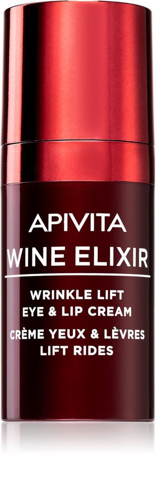 Apivita крем против морщин для области вокруг глаз и губ с лифтинг-эффектом Wine Elixir Santorini Vine