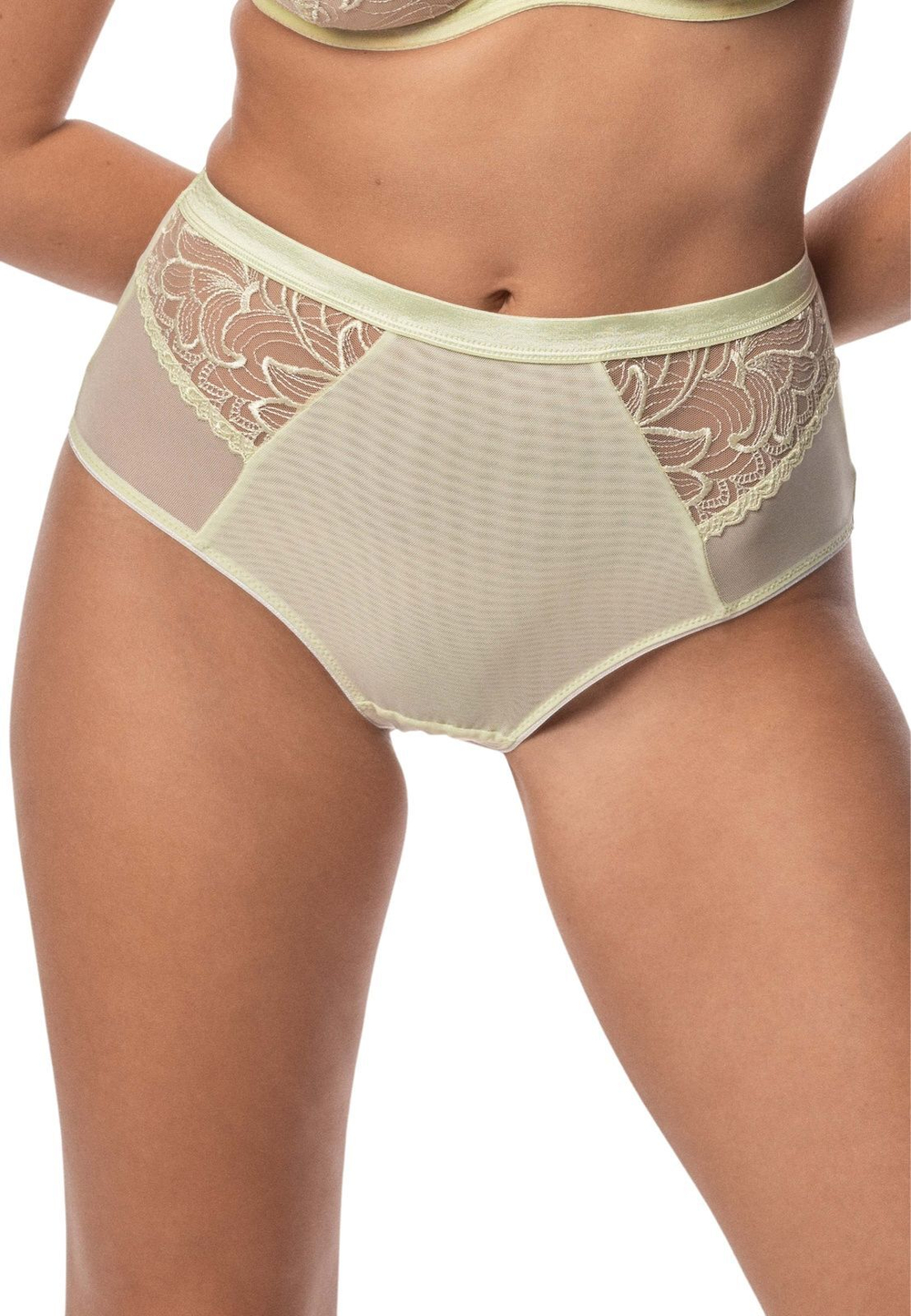 Трусики-слипы Janette с завышенной линией талии (Размер: XL) (Цвет: мятный)