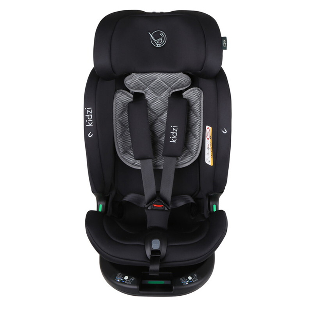 Детское автокресло Kidzi Spin plus 360 i-SIZE KDZ08GR серый