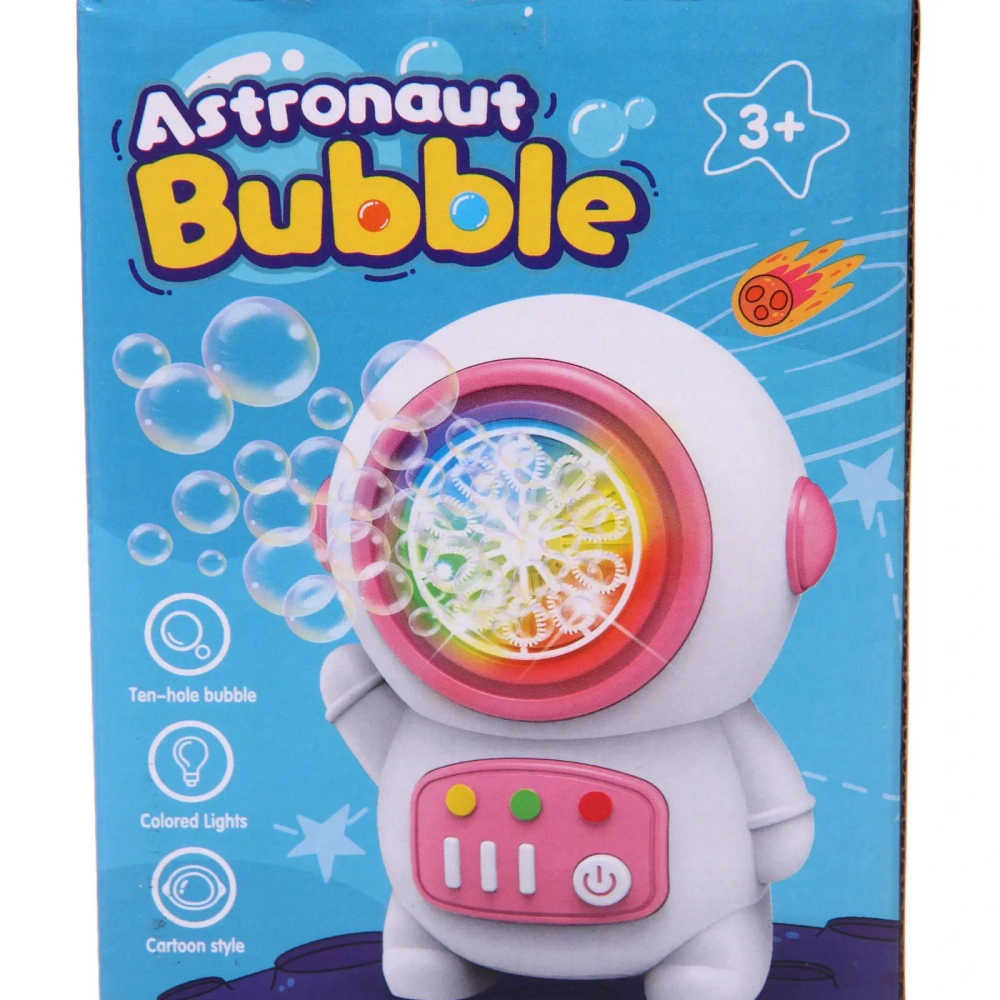 Мыльные пузыри «Spaceman», генератор, 14 см, 40 мл, на батарейках (АА 4 шт, в компл не входят)
