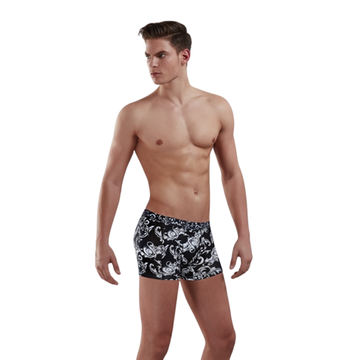 Мужские трусы боксеры Doreanse 1888 черные с белым рисунком
