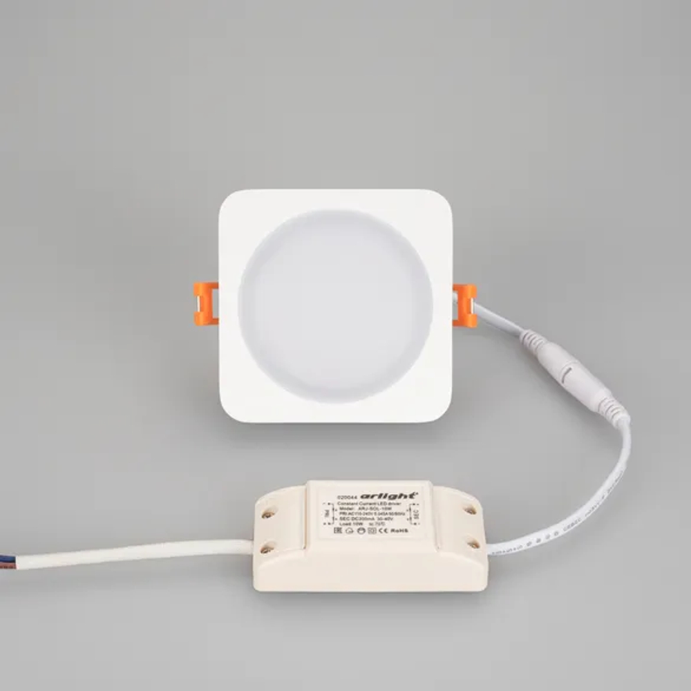 Светодиодная панель LTD-96x96SOL-10W Warm White 3000K (Arlight, IP44 Пластик, 3 года) 017635