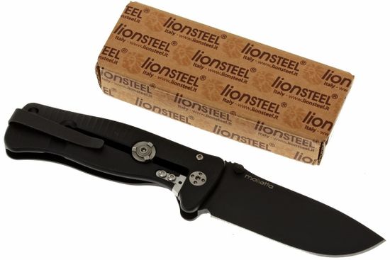 Складной нож Lion Steel "SR-2 MINI" L/SR2A BB c клинком из стали Uddeholm Sleipner®, рукоять ERGAL