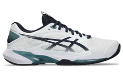 Мужские кроссовки теннисные Asics Solution Speed FF 4 Clay - white/midnight