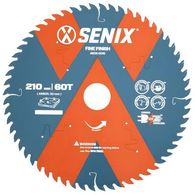 Диск пильный SENIX 210х30мм 60Т по дереву   AECS-0010