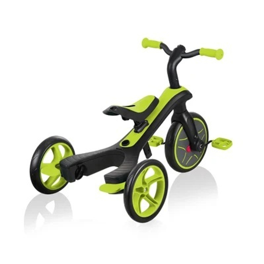Велосипед-беговел Globber Trike Explorer 3 в 1, зеленый