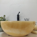 Раковина из оникса Bowl Yellow TinLip BO-61113 45*45*17