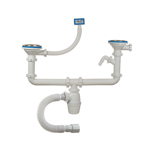 40092 Сифон дв. с 1 отв. 3 1/2  40 ОРИО (11/1шт)