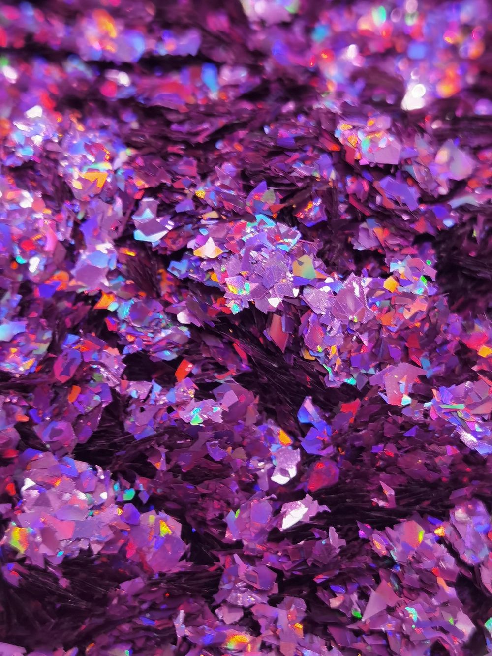 Хлопья - слюда 88817 - Сиреневый топаз голографик - для литья изделий и творчества