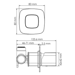 Naab 8652 Смеситель для душа