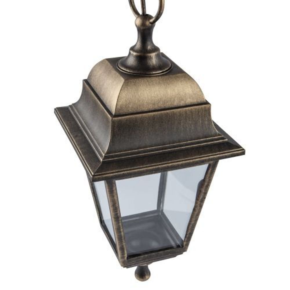 Светильник садово-парковый Адель E27 подвесной четырехгранный под бронзу НСУ 04-60-001 бронза ЭРА Б0048106