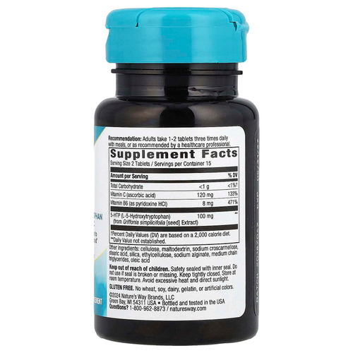 Nature's Way, 5-HTP, 30 таблеток