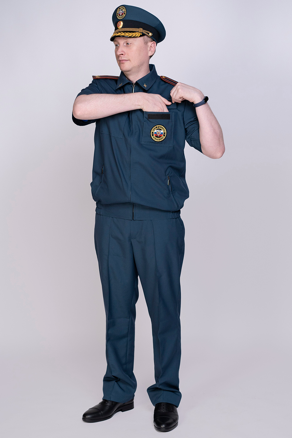 Костюм летний мужской МЧС (Патруль-240), короткий рукав