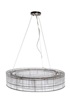 91GH-80568 Люстра подвесная никель/стекло прозрач. d85*h150см