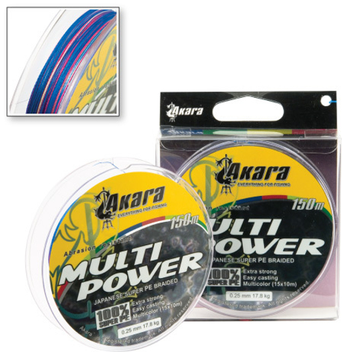 Шнур Akara Multi Power 150 м 0,20