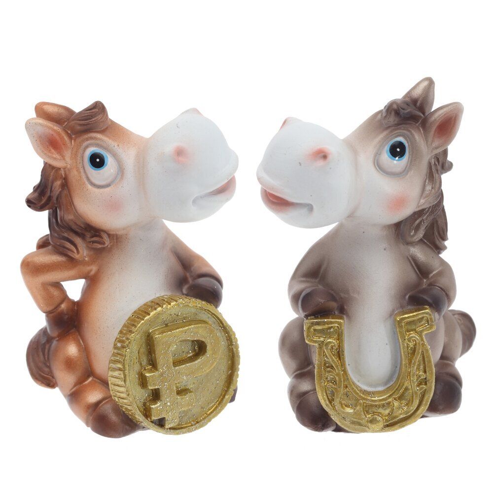 GAEM Фигурка декоративная "Лошадка", L4 W4,5 H6 см, 2в.