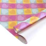 Упаковочная бумага (0,7*1 м) Нежные сердца, 10 шт.