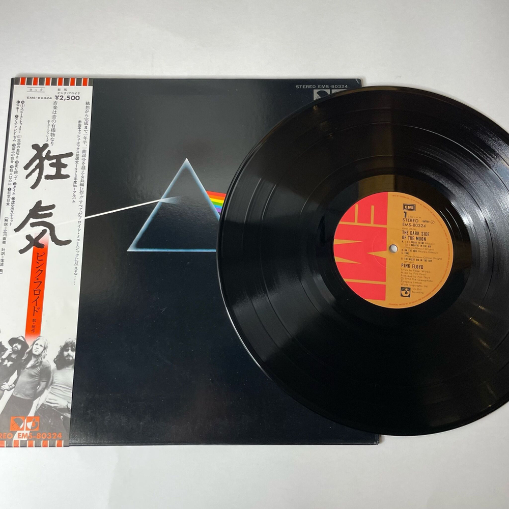 Винтажная виниловая пластинка LP Pink Floyd The Dark Side Of The Moon (Japan 1974) (Obi) Money