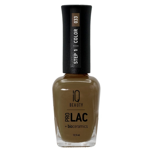 IQ Beauty Лак для ногтей укрепляющий с биокерамикой 033 , 12,5 мл