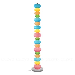 Торшер Cloyd ELTON F1 / выс. 160 см - белый (арт.40176)