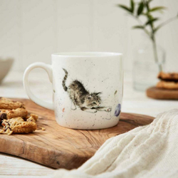 Royal Worcester - Wrendale Designs Кружка «Кошка и мышь», 310 мл / артикул   MMLU5629-XT  / GTIN 749151594616