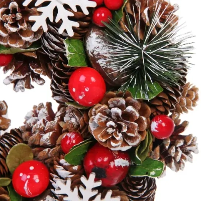 Венок хвойный «Лесная симфония» d=24 см