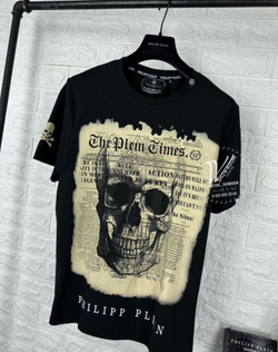 Футболка Philipp Plein Times Skull премиум