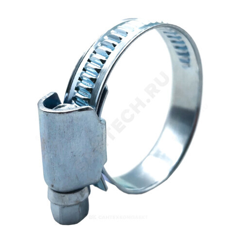 Хомут червячный сталь оц Дн 16-25 Китай