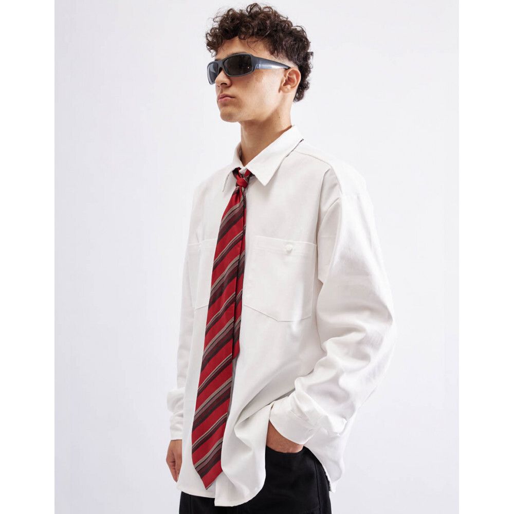 Рубашка БИЧ из хлопка плотная белая