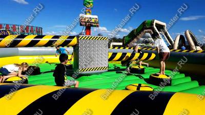 Батут для аттракциона "Увернись от палки" (Melt Down)  8*8*1.7 м