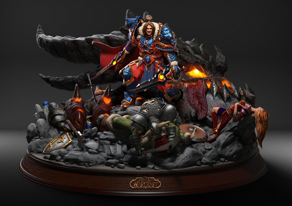 Вариан Ринн Varian Wrynn world of warcraft wow Варкрафт Коллекционная Фигурка Аниме