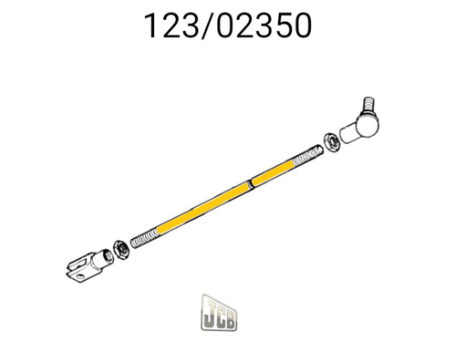 Тяга рычага JCB 123/02350