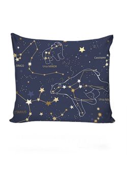 Постельное белье Сказка "Созвездия" 1,5-сп Наволочка 70х70 см 1 шт Простынь 150х215 см Пододеяльник 145х215 см, поплин