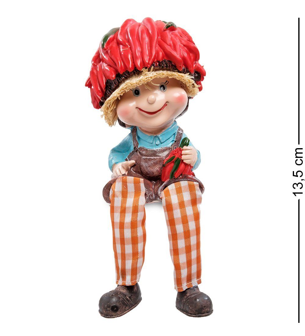 GAEM Art MN-136-A Фигурка «Домовенок с урожаем перца»