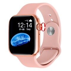 Водонепроницаемые (IP67) умные часы Smart Watch HW22 44mm (Розовый)