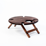 Винный столик со складывающимися ножками из Сибирского Кедра VN3