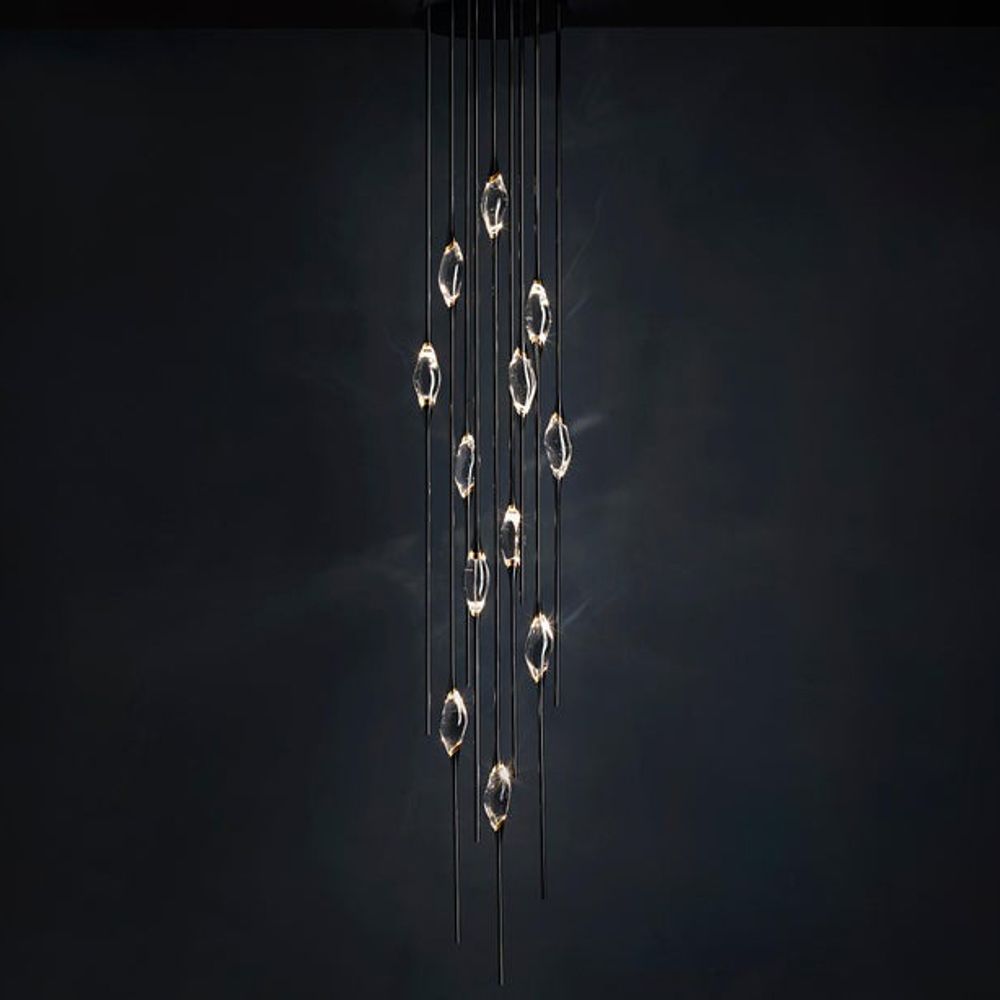 Подвесной светильник Pezzo 12 pearl black