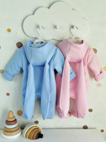 Комбинезон с ушками (голубой) (без утеплителя)