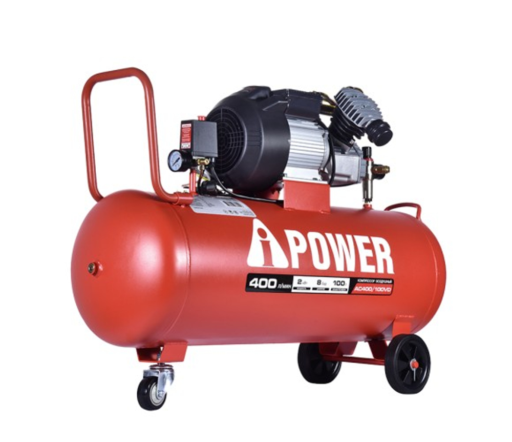 Компрессор поршневой A-iPOWER AC400/100VD 50106