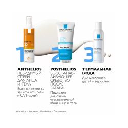 La Roche-Posay ANTHELIOS Солнцезащитный невидимый спрей для лица и тела SPF 30, 200 мл