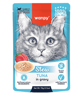 Wanpy Cat Для кошек тунец в собственному соку 70гр.