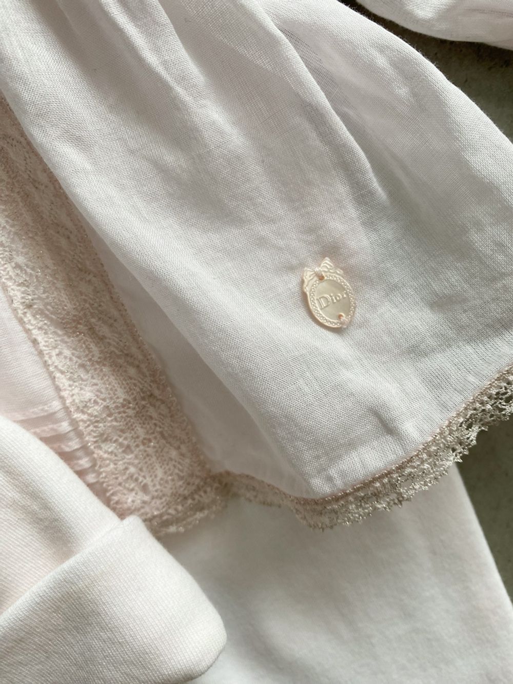 Хлопковое боди с шапочкой  Dior, 52